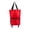 Red, variant on 2âinâ1 Foldable Shopping Cart Bag with Wheels, Expandable Zipper Collapsible Reusable Grocery Tote, Portable Rolling Trolley Bag for Supermarket Errands Travel