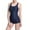 Navy, variant on JSGEK Women's Short Sleeve One Piece Wetsuit Durable Material Comfortable Design Water Sports Wear Blue M