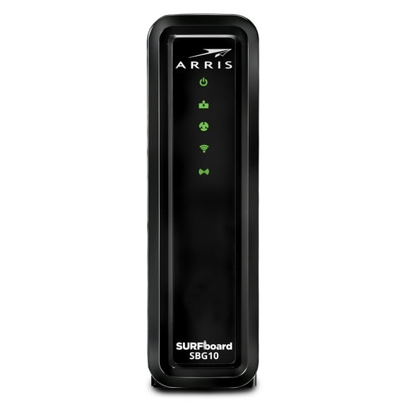 ARRIS Surfboard SBG10 16x4 DOCSIS 3.0 Cable Modem & AC1600 Dual-Band Wi-Fi Router, Wireless