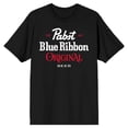 thumbnail image 5 of Pabst Blue Ribbon Original Beer Logo Men's Black T-shirt-Medium, 5 of 7