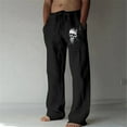 thumbnail image 2 of WEAIXIMIUNG Pantalon Cargo Doublé Homme Mode Décontractée Numérique 3D Pantalon Droit Décontracté Style Business, 2 of 5