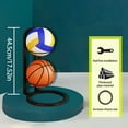 thumbnail image 3 of LmnLft Space-Saving Ball Storage Rack - Adjustable Basketball Hoop Stand with 8-Ball Capacity for Garage/Backyard, 3 of 9