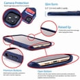 thumbnail image 5 of Dockem iPhone 11 Exec M2 Wallet Case; Built-in Metal Plate, 2 Card Slots, Navy Blue, 5 of 9