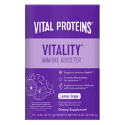 Vital Proteins, Vitality, Immune Booster, Lemon Grape, 13g, 14 CT