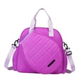 thumbnail image 3 of Bolsa de tenis grande para fitness, con cremallera, multiusos, portátil, para principiantes Púrpura, 3 of 8