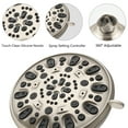 thumbnail image 5 of CoSoTower Drill-Free Stainless Steel Slide Bar Combo Rain Showerhead 7-Setting Hand, Dual Shower Head System, 5 of 6