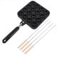 thumbnail image 1 of Takoyaki Pan Cocinar Hornear Molde Bandeja Fácil De Limpiar Aluminio Fundido Redondo Panqueques Estufa De Gas Horno Eléctrico Ergonómico [Cocina Casera], 1 of 7