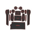 thumbnail image 1 of Scienceny Alfombrillas antideslizantes para coche, alfombrilla con ranura para puerta, Kit de alfombrilla para Qashqai 2016 Vehículos, repuestos y accesorios Mis negro rojo, 1 of 6