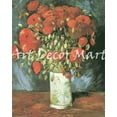 thumbnail image 1 of Vase With Red Poppies-Van Gogh - CANVAS OR FINE PRINT WALL ART, 1 of 1