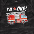 thumbnail image 4 of Inktastic I'm 1 Fire Truck 1st Birthday Boys or Girls Baby Bodysuit, 4 of 5