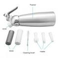 thumbnail image 3 of Rdeghly Aluminum Whipped Cream Dispenser Bundle With Three Nozzles Kitchen, Whipped Cream Dispenser With Three Nozzles, 3 of 8