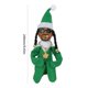 thumbnail image 5 of Bsvklp Snoop On The Stoop Christmas Elf Doll Fieltro Resina Muñecas Ornamento (Verde A), 5 of 7