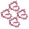 thumbnail image 2 of Yuarrent 4 pack/lote Cadena de flores de cerezo artificiales de bajo mantenimiento interior o exterior de larga duración Decoración del hogar Rosa roja 135 cabeza, 2 of 6