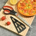 thumbnail image 6 of Gnmfd Stainless Steel Pizza Scissors with Removable Blade, Fast Pizza Cutter and Server Tool for Kitchen Cooking Parties BBQ Home Entertaining Use, 6 of 9
