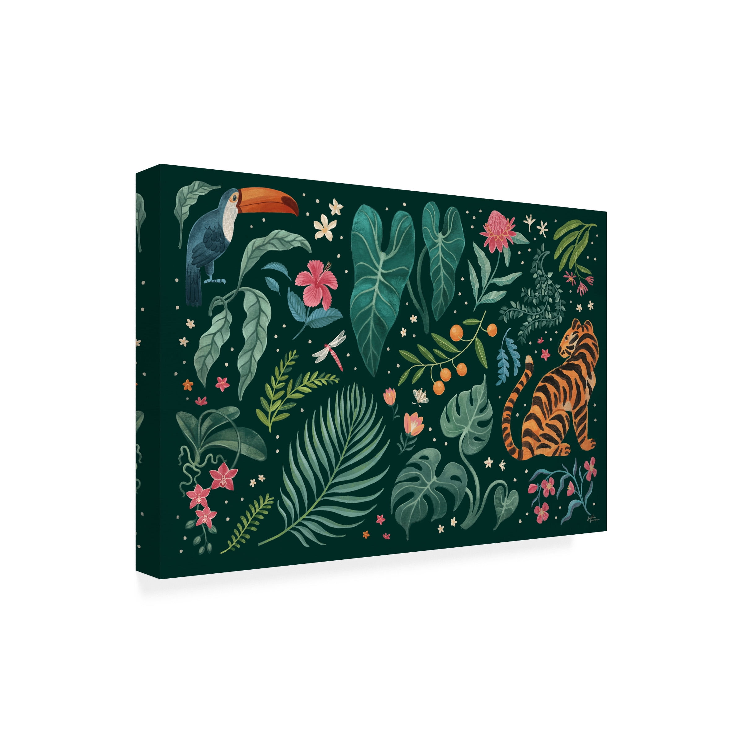 Janelle Penner 'Jungle Love I' Canvas Art