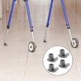 thumbnail image 4 of Elderly Walker Rubber Foot Pads, 4PCS Walker Sled Foot Pads Inner Diameter 28mm, 4 of 5