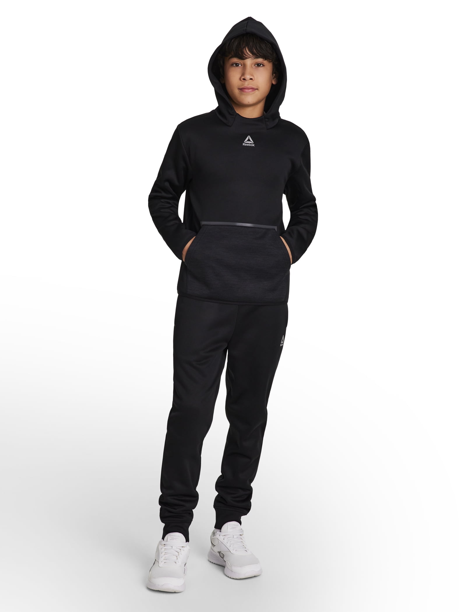 Reebok Boy's Athletic Cool Down Fleece Hoodie, Sizes 4-18