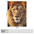 thumbnail image 4 of ONETECH Printed Lion Throw Blanket Super Soft and Blanket Perfect for Couch Sofa Bed Animal Blanket), 4 of 6