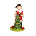 thumbnail image 4 of Figura de resina de Papá Noel, figura de Papá Noel, recuerdo de fiesta, artesanía, decoración navideña Postura de pie, 4 of 9