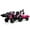 Pink, variant on EastVita 24V Ride on Toys Tractor, Kids Ride on Car Toy Excavator Bulldozer, 24V Farm Tractor w/Trailer, Shovel Bucket, Digger, Remote Control, EVA Tires, LED Lights, Music, USB