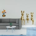 thumbnail image 2 of CoudarTitie Bunny Paper Towel Holder Dispenser Non Slip Vertical Tissue Holder Rack Family Figurine Statues Desk Display Table Centerpiece Ornament Animal Sculpture for Home Cabinet Bookshelf, 2 of 8