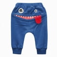 thumbnail image 3 of 6-12 Months Infant Baby Boys Girls Cotton Sweatpants Workout Athletic Sports Jogger Sweatpants Outerwear Cute Casual Loose Joggers 6 9 12 18 Months Infant Baby Pants,Blue, 3 of 9
