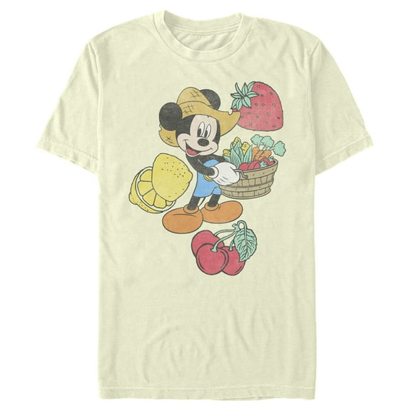Men's Mickey & Friends Gardener Graphic Tee Beige X Large