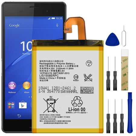 Replacement Battery LIS1558ERPC For Sony Xperia Z3 D6603 D6643 D6633 D6653 D6616 Tool