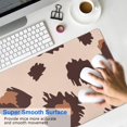 thumbnail image 4 of Long Mouse Pads for Desk,Beige and Brown Of Leopard Print Desk Mats on Top Of Desks, Desk Mouse Pad Extra Large with 3mm Non-Slip Base and Stitched Edge for Gaming,Office,Work,Home 35.4"x15.7", 4 of 6