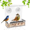 thumbnail image 1 of Jinsinto Clear window bird feeder with strong suction cup, 1 of 5