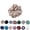 Beige, variant on 30 Momme Mulberry Silk Scrunchies for Women – Large Hair Ties for Curly Hair, Sleep & Ponytails – Soft, Gentle Hold