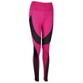 thumbnail image 1 of s mujeres estiran paneles de mal fco pantalones deportivos rosa S SM SunniMix entrenamiento de las polainas de las mujeres, 1 of 8