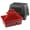 Red, variant on HeSLehs Stable Storage Box and Stool DuraTote Stool and Tote Box with Carrying Handle (Blue) (Item No. DTSSBLUE)