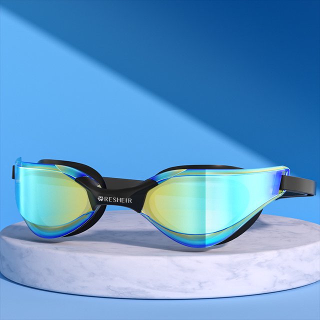 Gafas de natación impermeables antivaho HD de marco pequeño para hombres, galvanoplastia, entrenamiento profesional, equipo de buceo de carreras, gafas de natación para mujeres