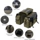 thumbnail image 4 of Large Capacity Tactical Saddle Bag - Waterproof Canvas Panniers Side Pouch for Motorcycle Riding and Travel, 4 of 5