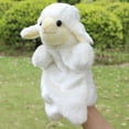 thumbnail image 3 of Linda oveja marioneta de mano bebé niños desarrollo muñeca suave juguete de peluche (blanco), 3 of 8