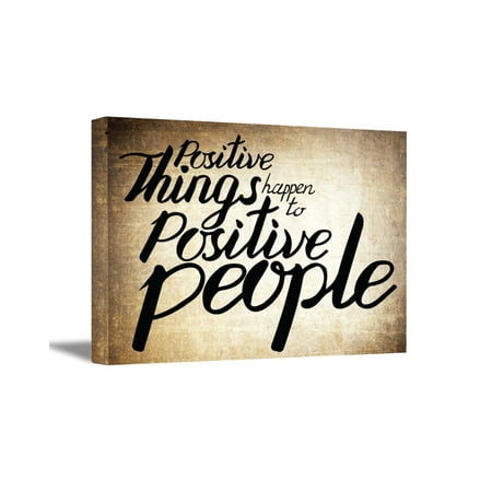Awkward Styles Positive Things Happen To Positive People Canvas