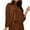 17 Coffee, variant on Velvet Tops for Women Long Sleeve Round Neck Pullover Dressy Casual Bell Sleeve Loose Fit Velour Blouses Holiday Party Shirt