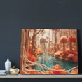 thumbnail image 3 of Naloa Fantasy Underwater Jellyfish Print Canvas Bathroom Wall Art,Bathroom Wall Art Decoration, Canvas Poster Prints,Decorative Paintings for Living Room, Bathroom, Kids Room, 3 of 6