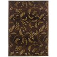 thumbnail image 1 of Oriental Weavers Genesis 7'10" x 11' Machine Woven Rug in Brown, 1 of 1