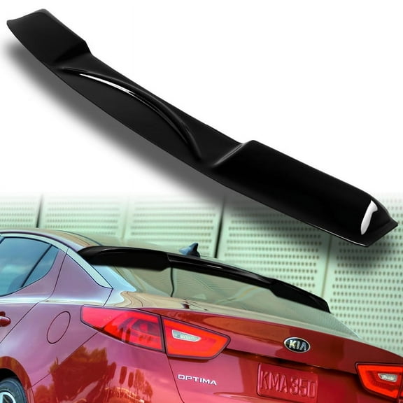 Stay Tuned Performance For 2016-2020 Kia Optima Black ABS Rear Window Roof Visor Spoiler Wing