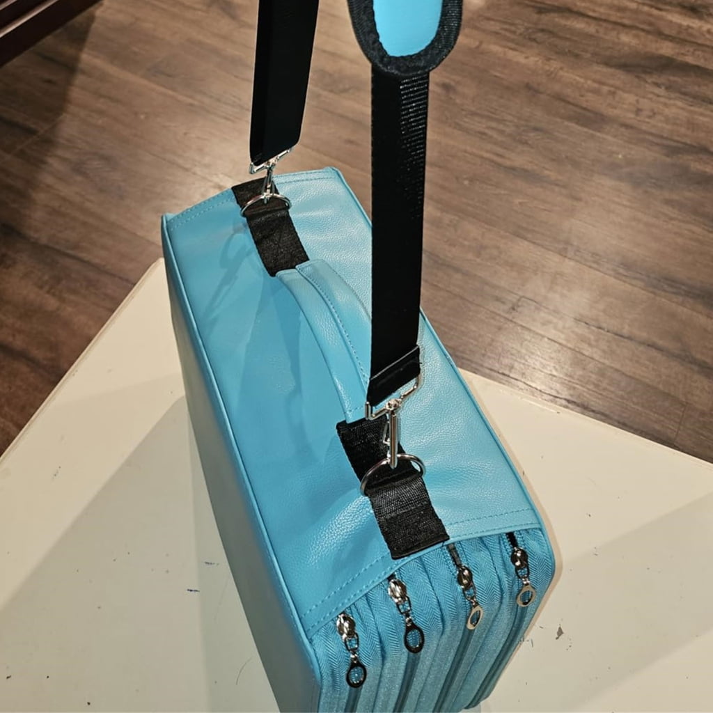 224 Slots Large Capacity Multilayer Marker Case with Shoulder Strap for Permanent Paint Marker Sketch Markers Storage