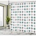 thumbnail image 4 of Ambesonne Geometric Shower Curtain, European Retro Polka Dots, 69"Wx84"L, Jade Green, 4 of 4