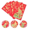 thumbnail image 3 of 60pcs Chinese New Year Red Envelopes Creative Rabbit Year Red Packets New Year Supplies Mixed Style, 3 of 9