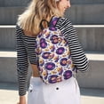thumbnail image 5 of Fotbe record rock Skull star Printed Canvas Daypack - Stylish and Durable Vintage Compact Backpack - Class, Work, Travel, or Laptop Bookbag,Organized Compartments-Medium, 5 of 5