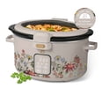 thumbnail image 2 of Beautiful 4 Qt Digital Slow Cooker with Hinged Locking Lid, Wildflower Porcini by Drew Barrymore, 2 of 12