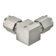 thumbnail image 3 of Uxcell 90 Degree Union Elbow 4mm to 4mm OD Tube Stainless Steel Compression Tube Fitting, 3 of 5