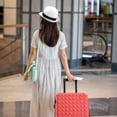 thumbnail image 3 of Women Straw Panama Hat Travel Fedora Beach Sun Hat Summer Wide Brim Straw Roll up Hat UPF 50+, 3 of 5
