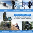 thumbnail image 5 of Ice Cleats Snow Traction Cleats Crampons for Walking on Snow and Ice 28 Studs Overshoe Rubber Anti Slip Crampons Slip-on Stretch Footwear, 5 of 6