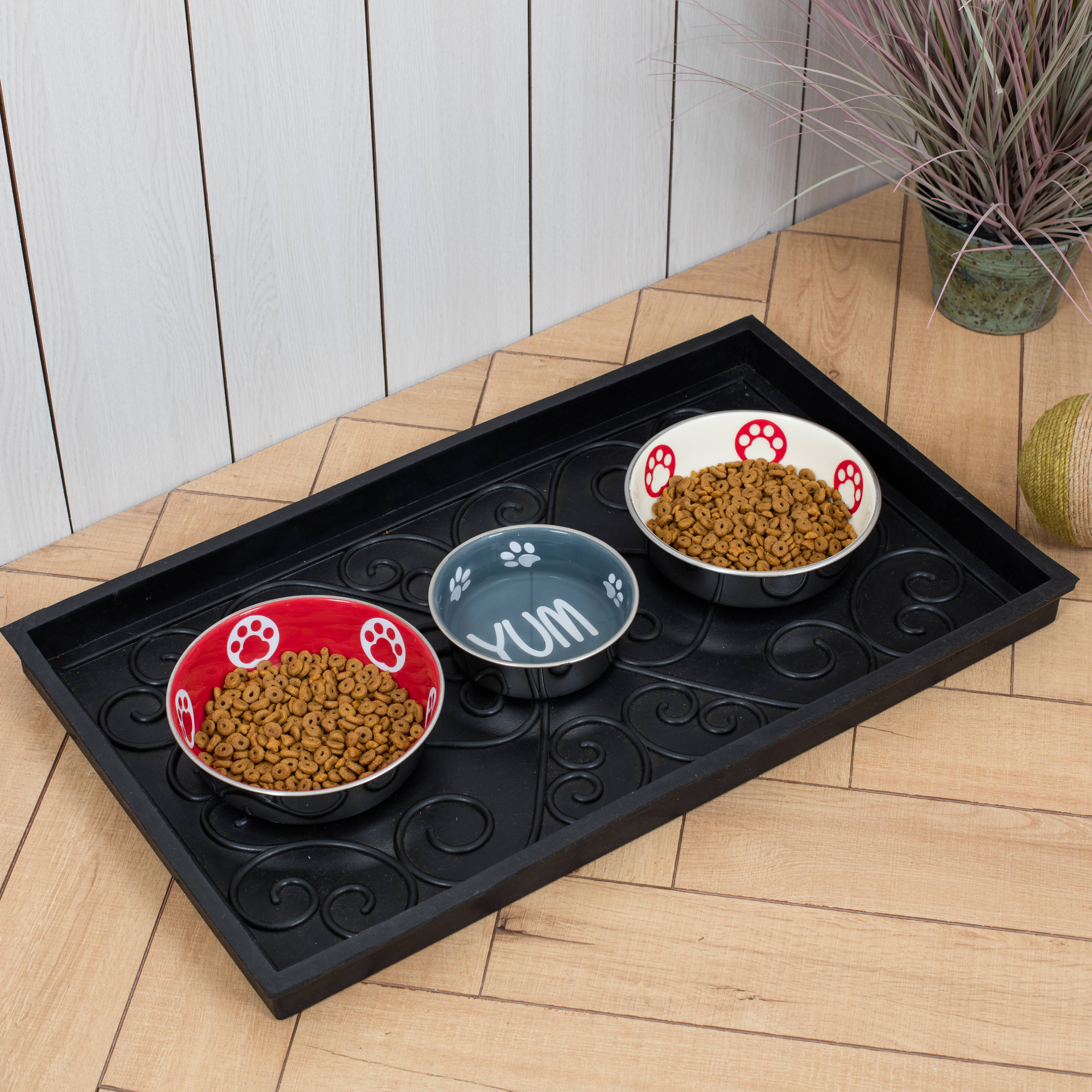 BirdRock Home Rubber Boot Tray with Coir Insert - 34 inch